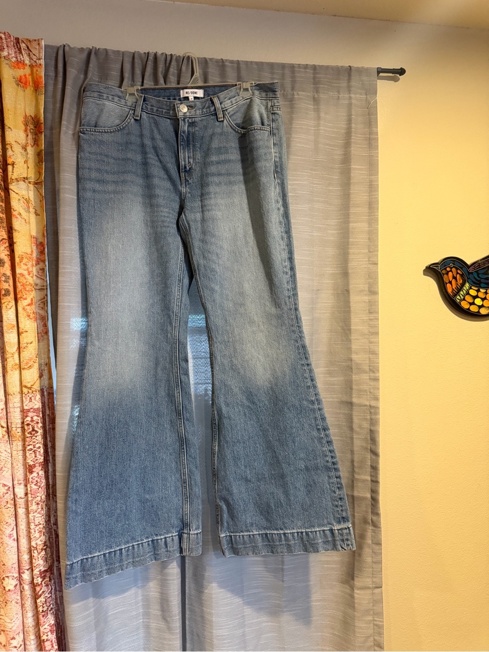 Re/Done Light Blue Flare Jeans